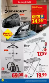 Volantino Lidl settimana 35 Pagina 28: SILVERCREST Sistema di stiratura verticale a vapore €69,00