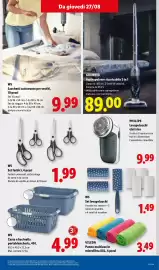 Volantino Lidl settimana 35 Pagina 29: VILEDA €3,49, GRUNDIG Aspirapolvere ricaricabile 2 in 1 €89,00