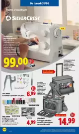 Volantino Lidl settimana 35 Pagina 34: CRELANDO Set filo da cucito o set per taglio e cucito €4,99