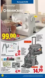 Volantino Lidl settimana 35 Pagina 34: CRELANDO Set filo da cucito o set per taglio e cucito €4,99
