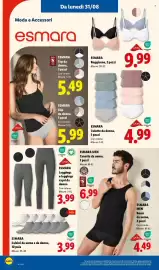 Volantino Lidl settimana 35 Pagina 39: ESMARA Calzini da uomo e da donna, 10 paia €3,99, ESMARA Top da donna, 3 pezzi €5,49