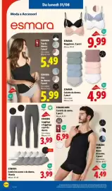 Volantino Lidl settimana 35 Pagina 39: ESMARA Calzini da uomo e da donna, 10 paia €3,99, ESMARA Top da donna, 3 pezzi €5,49