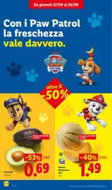 Volantino Lidl settimana 35 Pagina 4: Avocado €0,69, MELONE MANTOVANO IGP €1,49
