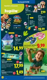 Volantino Lidl settimana 35 Pagina 41: LUPILU Tenda da gioco 'PAW Patrol' €14,99, LUPILU Peluche “PAW Patrol” €7,99