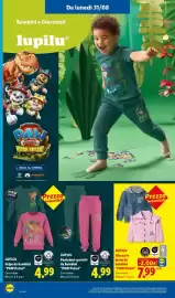 Volantino Lidl settimana 35 Pagina 43: LUPILU Giacca in jeans da bambini “PAW Patrol” €7,99