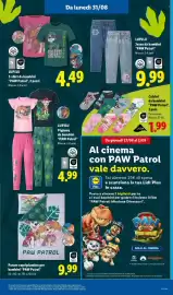 Volantino Lidl settimana 35 Pagina 44: Parure copripiumino per bambini 'Paw Patrol' €9,99