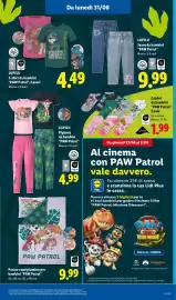 Volantino Lidl settimana 35 Pagina 44: Parure copripiumino per bambini 'Paw Patrol' €9,99