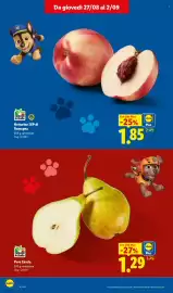 Volantino Lidl settimana 35 Pagina 6: Pere Coscia €1,29