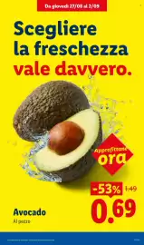 Volantino Lidl settimana 35 Pagina 7: Avocado €0,69