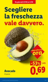 Volantino Lidl settimana 35 Pagina 7: Avocado €0,69