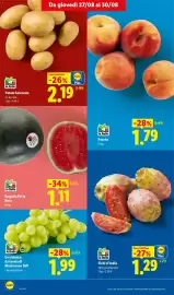 Volantino Lidl settimana 35 Pagina 2: Patate Selenella €2,19, PESCHE €1,79