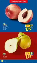 Volantino Lidl settimana 35 Pagina 4: Pere Coscia €1,29