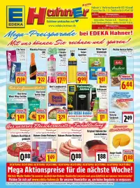EDEKA Hahner Prospekt Seite 1