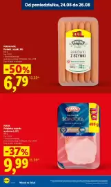 Lidl gazetka Strona 12: Polędwica sopocka w plastrach XXL Pikok €9,99, Parówki z szynki XXL Pikok Pure €6,79