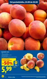 Lidl gazetka Strona 16: Brzoskwinie, luzem €5,99