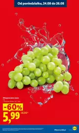 Lidl gazetka Strona 17: Winogrona jasne, luzem €5,99