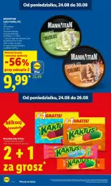 Lidl gazetka Strona 20: Lody Kaktus €0,01, Lody w kubku, XXL €9,99