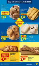 Lidl gazetka Strona 43: Jagodzianka z kruszonką €2,29, Pinsa margherita z serem gouda €4,49