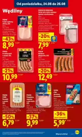 Lidl gazetka Strona 49: Schab wędzony wiśnią Pikok XXL €8,99, Parówki z szynki Pikok Pure XXL €6,79