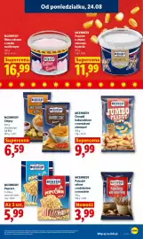 Lidl gazetka Strona 59: Chipsy cheeseburger Mcennedy €6,59, Paluszki solone z nadzieniem z orzeszków Mcennedy €3,99