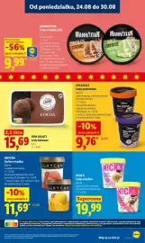 Lidl gazetka Strona 71: Sorbet w kubku Grycan €11,69, Gelatelli Lody proteinowe €9,76