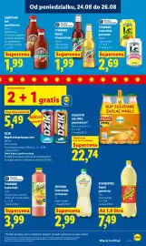Lidl gazetka Strona 73: Sok pomidorowy z kiszonym ogórkiem Dawtona €1,99, Lemoniada cytrusowa Zbyszko €2,99