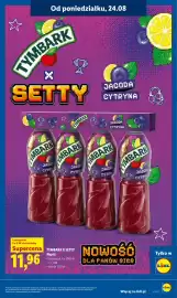 Lidl gazetka Strona 75: Napój Tymbark x Setty Jagoda Cytryna 4-pak €11,96