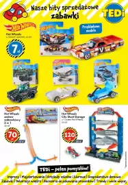Tedi gazetka tydzień 35 Strona 2: Hot Wheels zestaw zabawkowy 3 w 1 €70,00, Hot Wheels City Stunt Garage €120,00