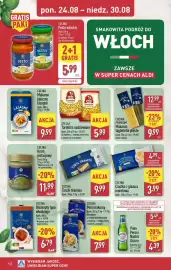 ALDI gazetka tydzień 35 Strona 14: STELLA Tortellini nadziewane €5,99, CUCINA PREMIUM Makaron taglietelle proste €9,99