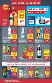 ALDI gazetka tydzień 35 Strona 18: TYMBARK Sok jabłkowy €3,99, Kofola bez cukru €7,99
