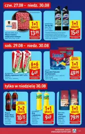 ALDI gazetka tydzień 35 Strona 21: Mleko wypasione UHT €4,49, Pepsi/Pepsi Max/Pepsi Twist €10,15