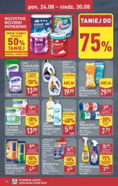 ALDI gazetka tydzień 35 Strona 24: Dr. Beckmann Listki piorące €13,99, FOLIA Worki na śmieci zawiązywane €2,79