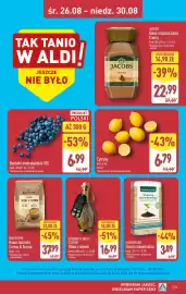 ALDI gazetka tydzień 35 Strona 25: Cytryny €6,79, Borówki amerykańskie XXL €6,99