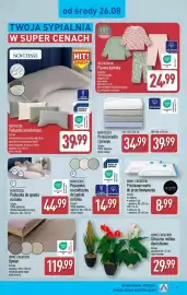 ALDI gazetka tydzień 35 Strona 29: Przecieradło z jerseyu €34,99, UP2FASHION Piżama damska €24,99