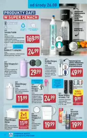 ALDI gazetka tydzień 35 Strona 32: DAFI Dzbanek filtrujący 2,4 l Start €19,99, DAFI Wkład filtrujący Unimax €11,99