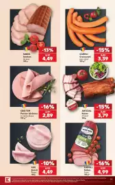 Catalog Kaufland săptămâna 35 Pagină 35: Caroli Salam Cozia €4,99, Cris-tim parizer țărănesc cu carne de pui €2,89