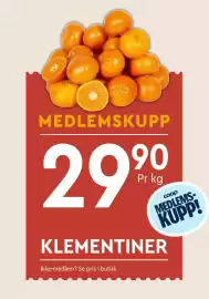 Coop Mega kundeavis uke 35 Side 10: KLEMENTINER, Medlemspris