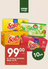 Coop Mega kundeavis uke 35 Side 14: ET UTVALG RINGNES BRUS 10 PK €99,00