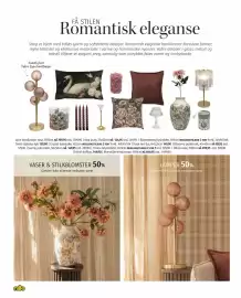 Nille kundeavis Side 2: Awa pute, 35x55cm €124,95, Lyon bordlampe rosa, H58cm €799,95