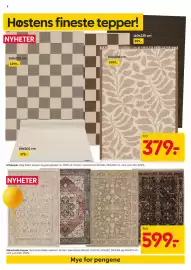 Rusta kundeavis uke 35 Side 8: Ulltepper €379,00, Mønstrede tepper €599,00