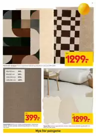 Rusta kundeavis uke 35 Side 9: Mønstrede ryetepper €1.299,00, Teppe Elin €1.299,00