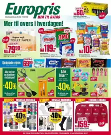 Europris kundeavis uke 35 Side 1: OMO/BLENDA €119,00, Alle kniver og kjøkkenredskaper!