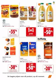 Colruyt folder Pagina 19: Graindor mild gemalen koffie €20,77, Materne alle verse sappen €7,88