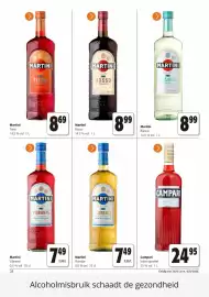 Colruyt folder Pagina 28: Martini Floreale €7,49, Campari bitter aperitief €24,95
