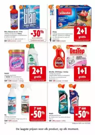 Colruyt folder Pagina 36: Vanish volledig assortiment of Dettol alle wasadditieven €33,98, HG volledig assortiment €16,79