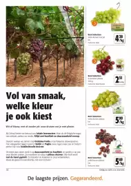 Colruyt folder Pagina 38: Boni Selection druivenmix pitloos €2,51, Boni Selection witte druiven pitloos los €5,99