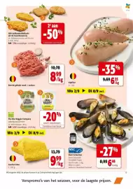 Colruyt folder Pagina 9: The Bio Veggie Company volledig assortiment €5,58, Bereid gehakt rund + varken €8,99