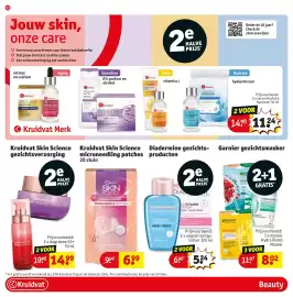 Kruidvat folder Pagina 12: Diadermine gezichtsproducten €5,24, Kruidvat Skin Science gezichtsverzorging €14,99