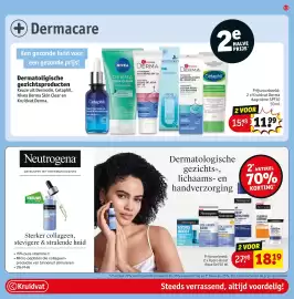 Kruidvat folder Pagina 13: Neutrogena Dermatologische gezichts-, lichaams- en handverzorging €18,19