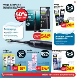 Kruidvat folder Pagina 27: Philips opzetborstel Sonicare €20,99, Oral-B opzetborstel €24,99